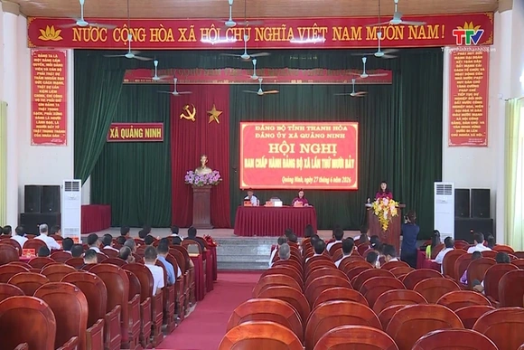 Đảng bộ xã Quảng Ninh triển khai nhiệm vụ trọng tâm 6 tháng cuối năm