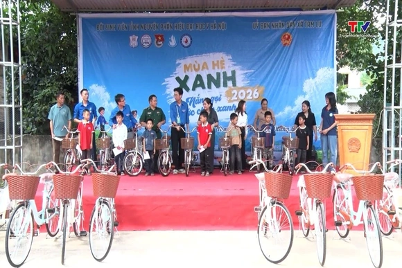Sôi nổi chương trình tình nguyện tại xã Tam Lư