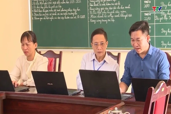 Học bạ số – Bước chuyển trong quản lý giáo dục Thanh Hóa