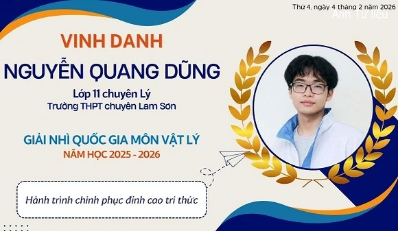 Hai học sinh Thanh Hóa được chọn vào Đội tuyển Việt Nam dự thi Olympic Thiên văn và Vật lý thiên văn