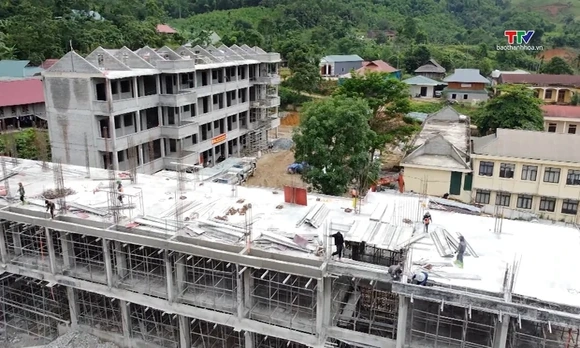 Thanh Hóa đẩy nhanh tiến độ xây dựng trường nội trú tại các xã biên giới