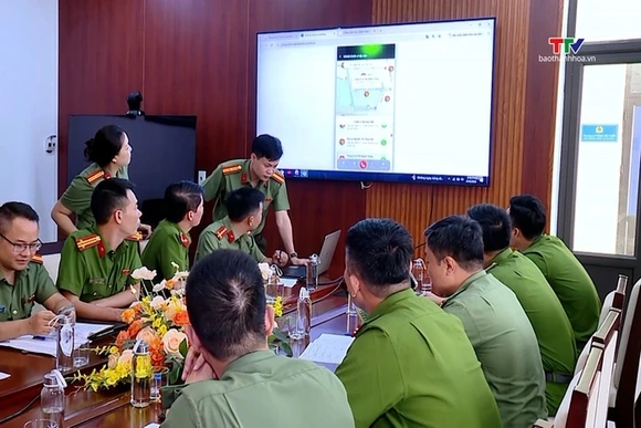 Kết nối người dân và lực lượng công an trên môi trường số