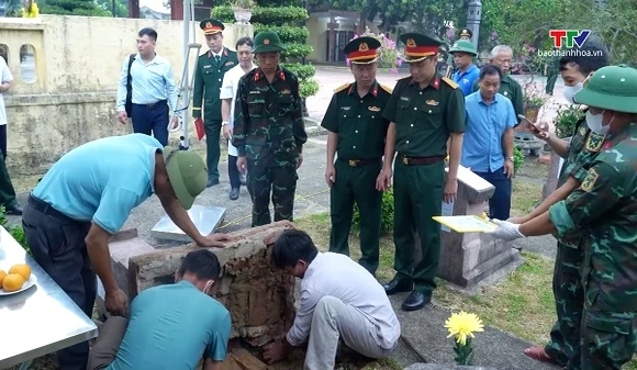 Thống nhất quy trình tìm kiếm, quy tập mộ liệt sĩ tập thể