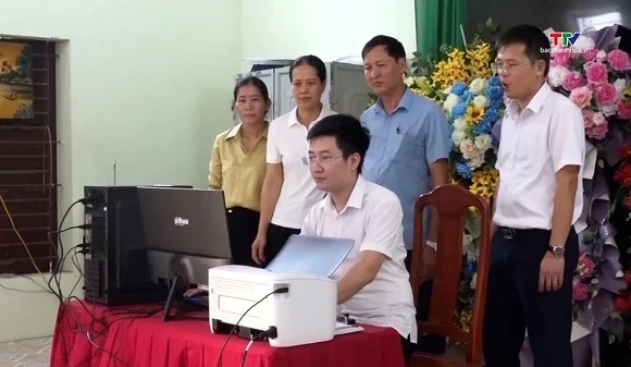 Xã Kim Tân tăng cường chuyển đổi số ở cơ sở 