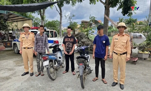 Xử lý nghiêm nhóm thanh thiếu niên vi phạm trật tự, an toàn giao thông trên Quốc lộ 45