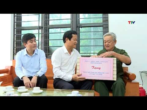 Phó Chủ tịch HĐND tỉnh Nguyễn Quang Hải thăm, tặng quà tri ân các gia đình chính sách