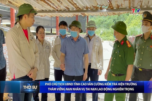 Phó Chủ tịch UBND tỉnh Cao Văn Cường thăm viếng nạn nhân vụ tai nạn lao động nghiêm trọng