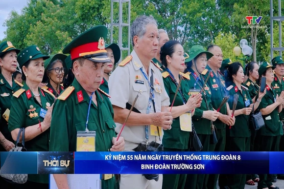 Kỷ niệm 55 năm Ngày truyền thống Trung đoàn 8, Binh đoàn Trường Sơn