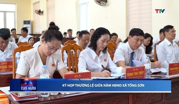 Kỳ họp thường lệ giữa năm HĐND xã Tống Sơn