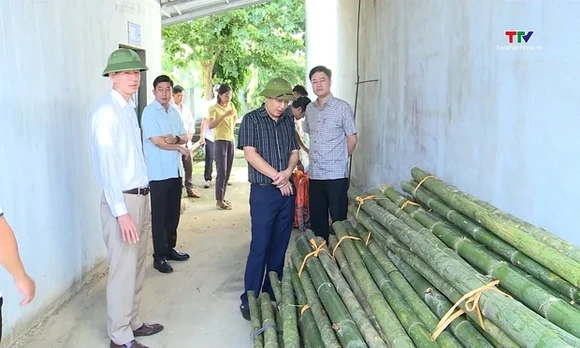 Các xã ven sông Mã chuẩn bị ứng phó với các tình huống thiên tai