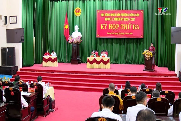 Kỳ họp thứ Ba, HĐND phường Đông Sơn khóa II, nhiệm kỳ 2026 - 2031