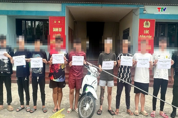 Kịp thời ngăn chặn vụ hỗn chiến giữa hai nhóm thanh thiếu niên