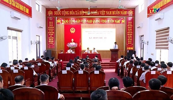 Hội đồng nhân dân xã Thiệu Quang thông qua nhiều nội dung quan trọng