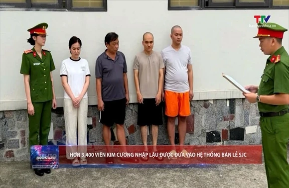 Hơn 3.400 viên kim cương nhập lậu được đưa vào hệ thống bán lẻ SJC