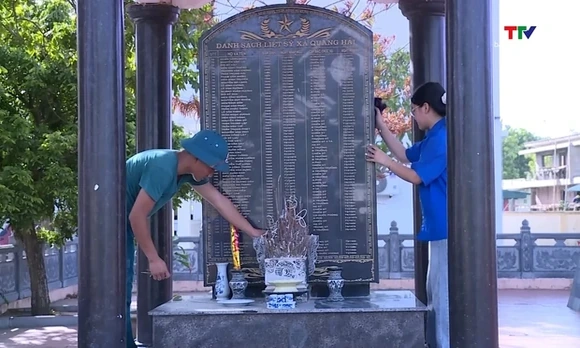 Tuổi trẻ Thanh Hoá với công tác đền ơn đáp nghĩa