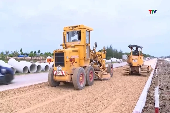 Điều chuyển khối lượng giữa các gói thầu nhằm đẩy nhanh tiến độ thi công tuyến đường Voi – Sầm Sơn