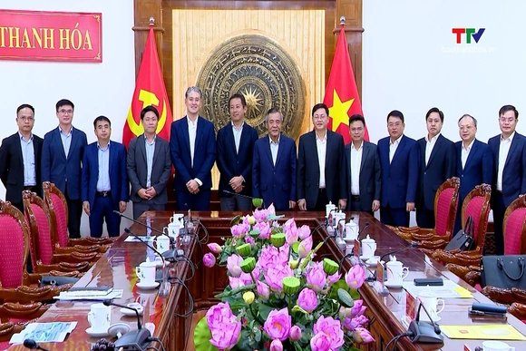 Bí thư Tỉnh ủy Lê Đức Thái tiếp lãnh đạo Tập đoàn Sumitomo Nhật Bản