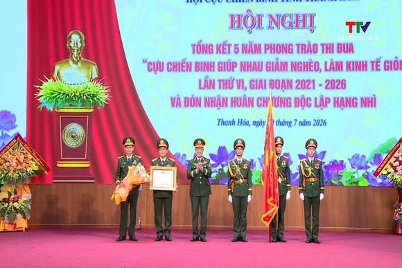 Hội Cựu chiến binh Thanh Hóa đón nhận Huân chương Độc lập hạng Nhì