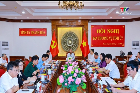 Hội nghị Ban Thường vụ Tỉnh ủy