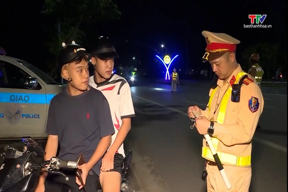 Xã Thọ Xuân: Tăng cường đảm bảo trật tự công cộng, an toàn giao thông ban đêm