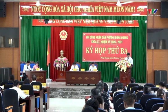 Kỳ họp thứ ba HĐND phường Đông Quang, nhiệm kỳ 2026 - 2031