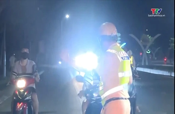 Xã Thọ Xuân: Tăng cường đảm bảo trật tự công cộng, an toàn giao thông ban đêm