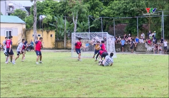 Xã Thọ Long khai mạc giải bóng đá nam thanh niên năm 2026