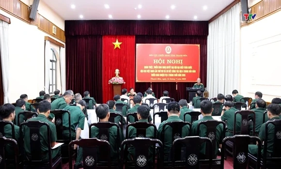 Hội Cựu chiến binh Thanh Hóa sơ kết công tác hội 6 tháng đầu năm, triển khai nhiệm vụ trọng tâm 6 tháng cuối năm 2026