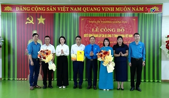 Thành lập Chi bộ Công ty TNHH Sakurai Việt Nam