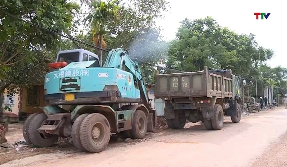 Xã Triệu Sơn đẩy nhanh tiến độ các dự án đầu tư công