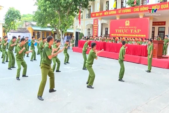 Bộ Công an biểu dương Công an tỉnh Thanh Hóa về thành tích xuất sắc trong quản lý, thi hành tạm giữ, tạm giam