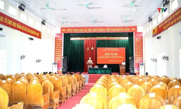 Đảng bộ các Cơ quan Đảng xã Tống Sơn sơ kết công tác 6 tháng đầu năm 2026