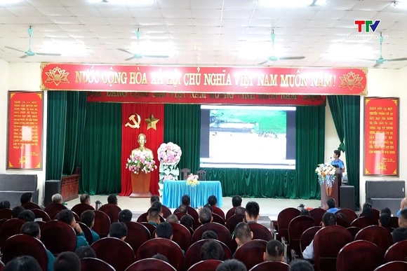 Xã Hoạt Giang tập huấn công tác phòng chống thiên tai và phòng thủ dân sự