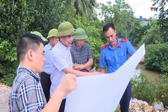 Sẵn sàng phương án ứng phó với ngập lụt và đảm bảo an toàn công trình đê điều, thuỷ lợi