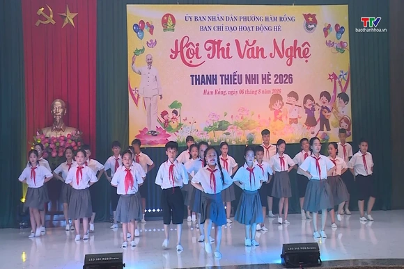 Sôi nổi Hội thi “Văn nghệ thanh thiếu nhi” hè 2026