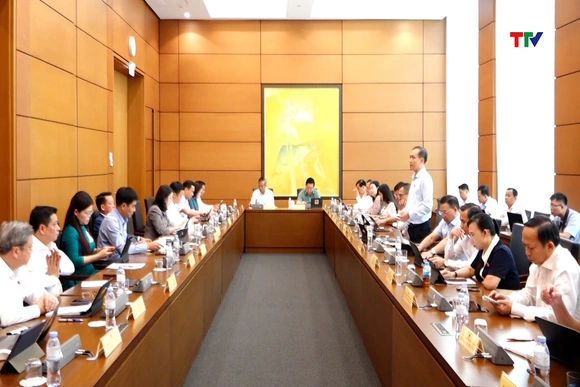 Đoàn ĐBQH tỉnh Thanh Hóa góp ý vào các Dự án Luật, Dự án Nghị quyết của Quốc hội