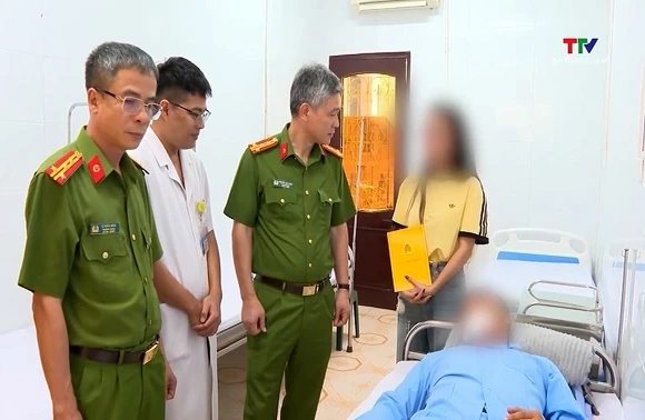 Một cán bộ Công an bị thương khi truy bắt tội phạm về ma túy