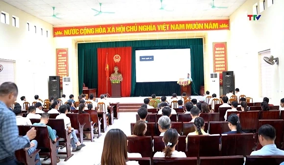 Xã Tống Sơn tập huấn kỹ năng cho cán bộ và tổ công nghê số cộng đồng
