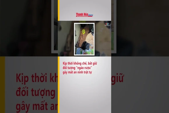 Kịp thời khống chế, bắt giữ đối tượng “ngáo rượu” gây mất an ninh trật tự