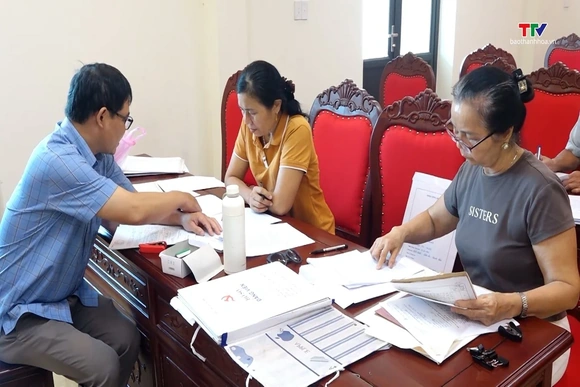 Xã Vĩnh Lộc đẩy nhanh số hóa hồ sơ đảng viên