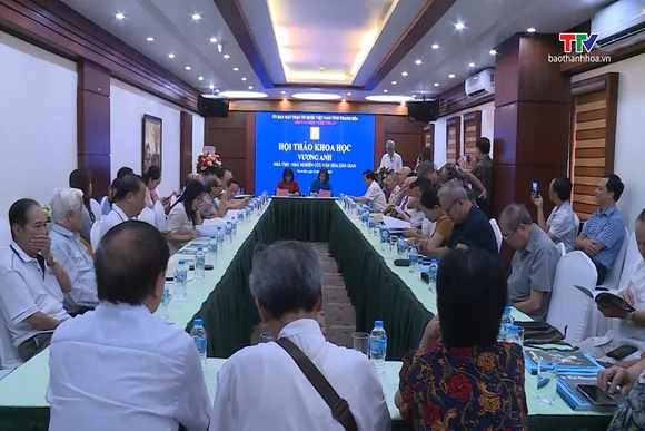 Hội thảo khoa học về Nhà thơ, Nhà nghiên cứu văn hóa dân gian Vương Anh