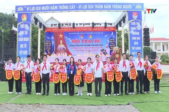 Định Tân khai mạc Hội trại hè thanh, thiếu nhi năm 2026
