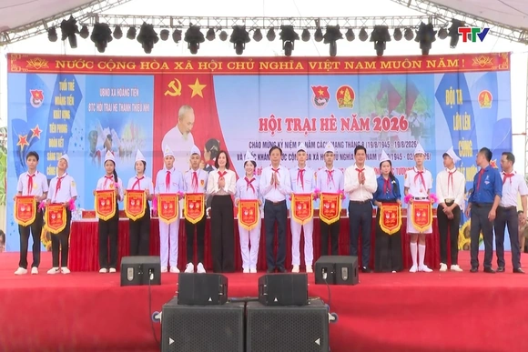 Xã Hoằng Tiến khai mạc Hội trại hè năm 2026