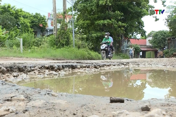 Đường tỉnh 505 xuống cấp, tiềm ẩn nguy cơ mất an toàn giao thông