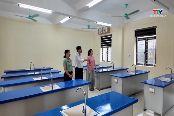 Xã Thiệu Hóa giảm 12 đầu mối trường học