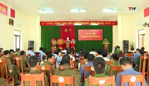 Xã Quang Chiểu tổ chức ngày hội toàn dân bảo vệ an ninh tổ quốc năm 2026