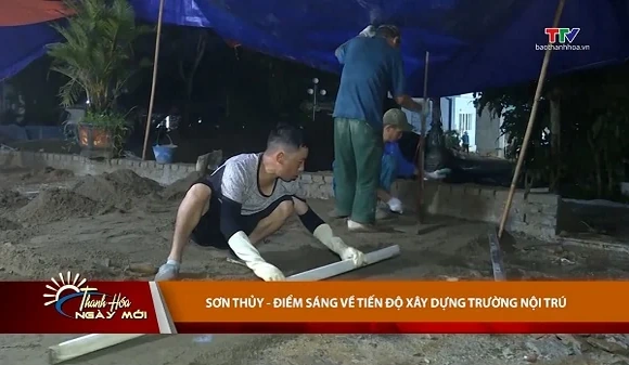 Sơn Thủy - điểm sáng về tiến độ xây dựng trường nội trú