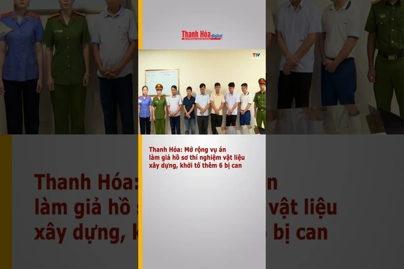 Thanh Hóa: Mở rộng vụ án làm giả hồ sơ thí nghiệm vật liệu xây dựng, khởi tố thêm 6 bị can