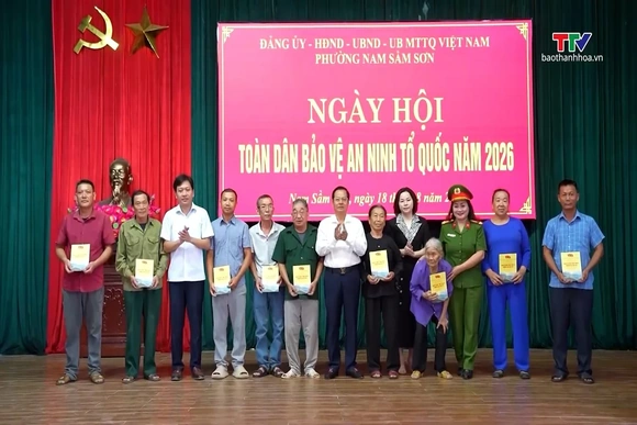Ngày hội Toàn dân bảo vệ an ninh Tổ quốc tại phường Nam Sầm Sơn