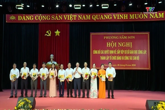 Phường Sầm Sơn giảm 60% số lượng trường học sau sắp xếp
